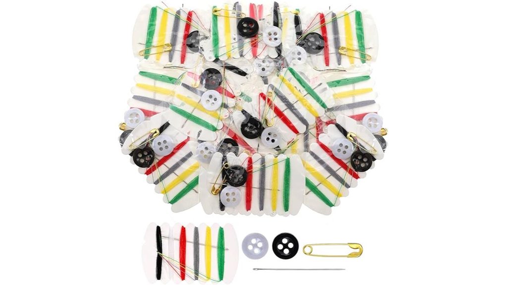 mini kit 10 threads needles