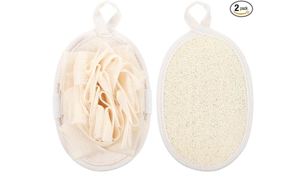 mini loofah travel flower