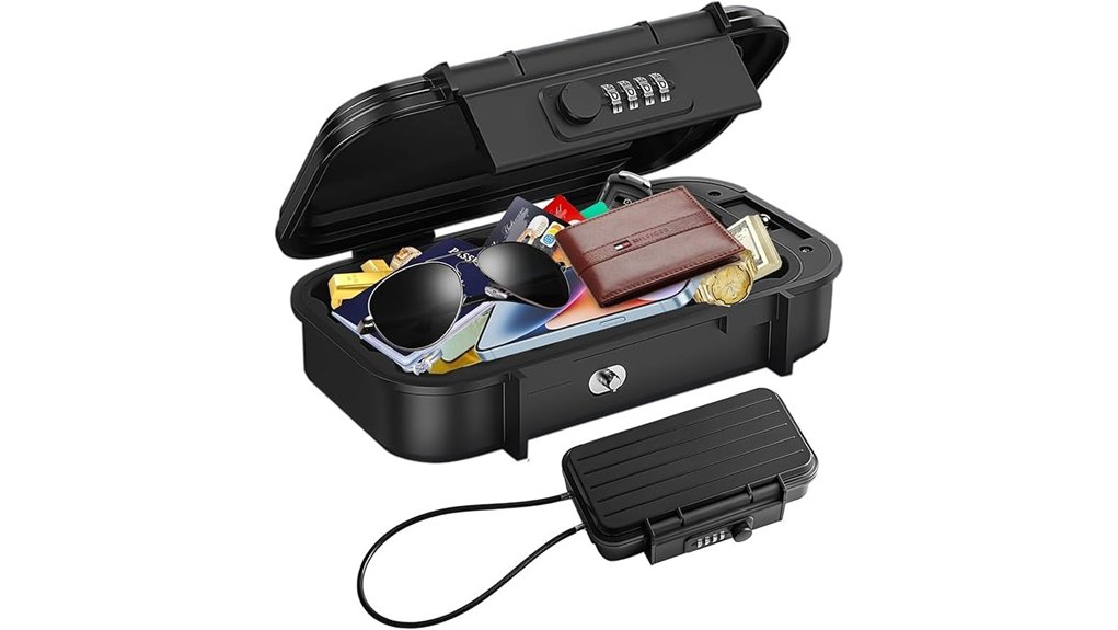 mini portable chain lockbox