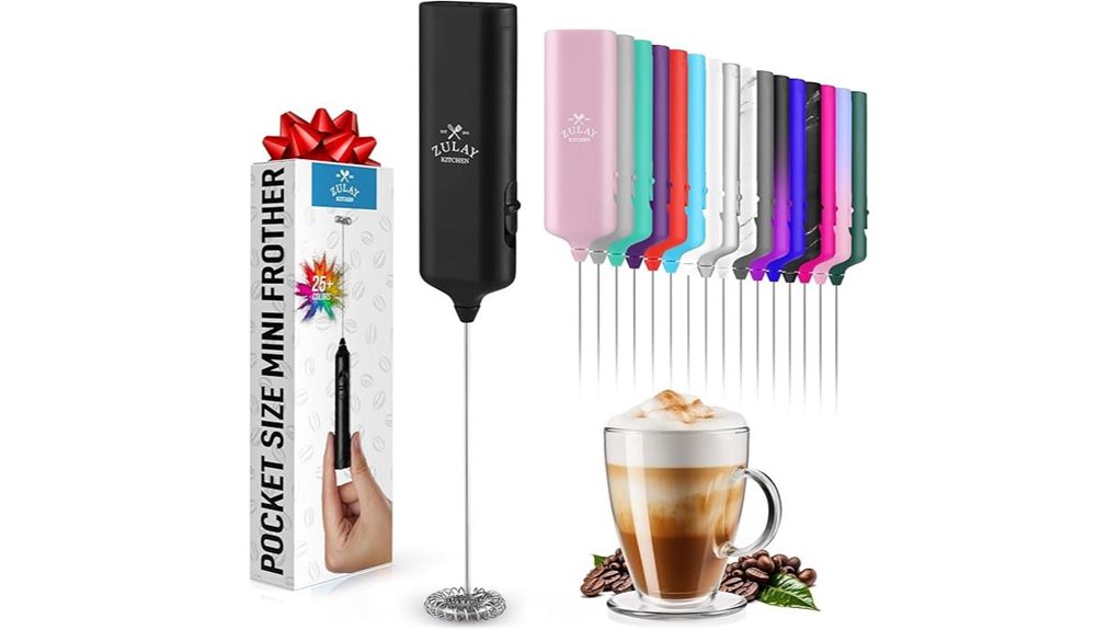 mini portable frothing whisk