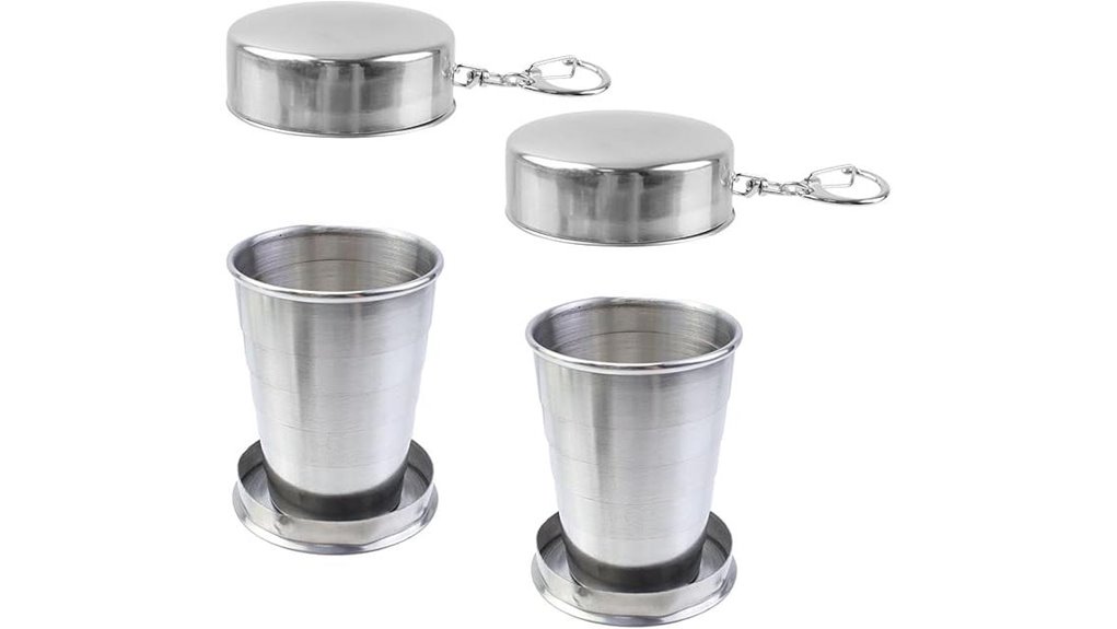 mironey collapsible stainless shot