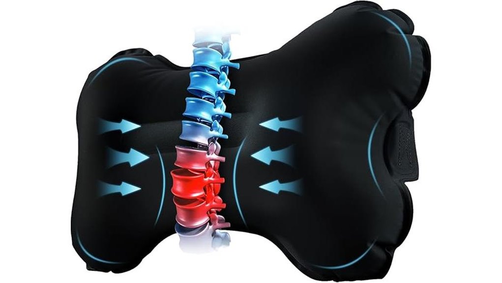 mixtrend inflatable lumbar pillow