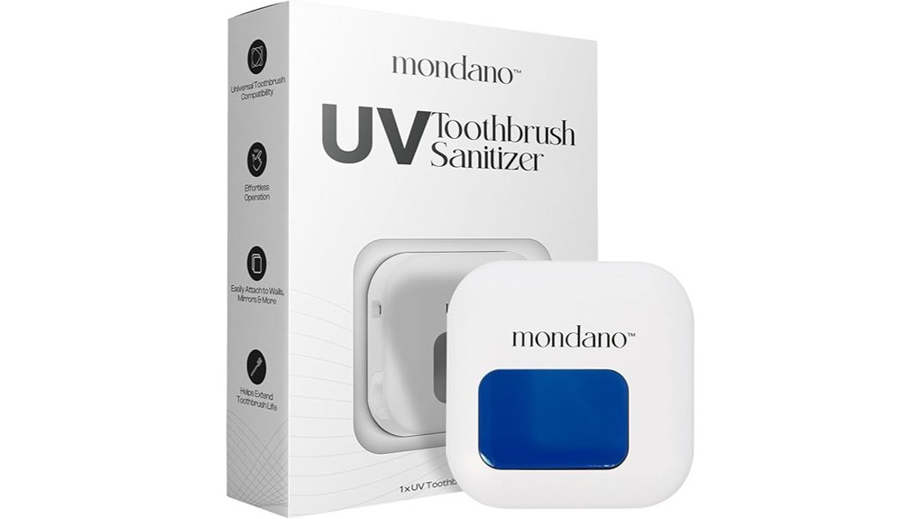 mondano uv c toothbrush sanitizer