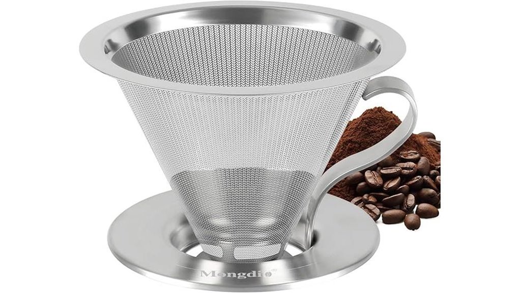 mongdi stainless steel dripper