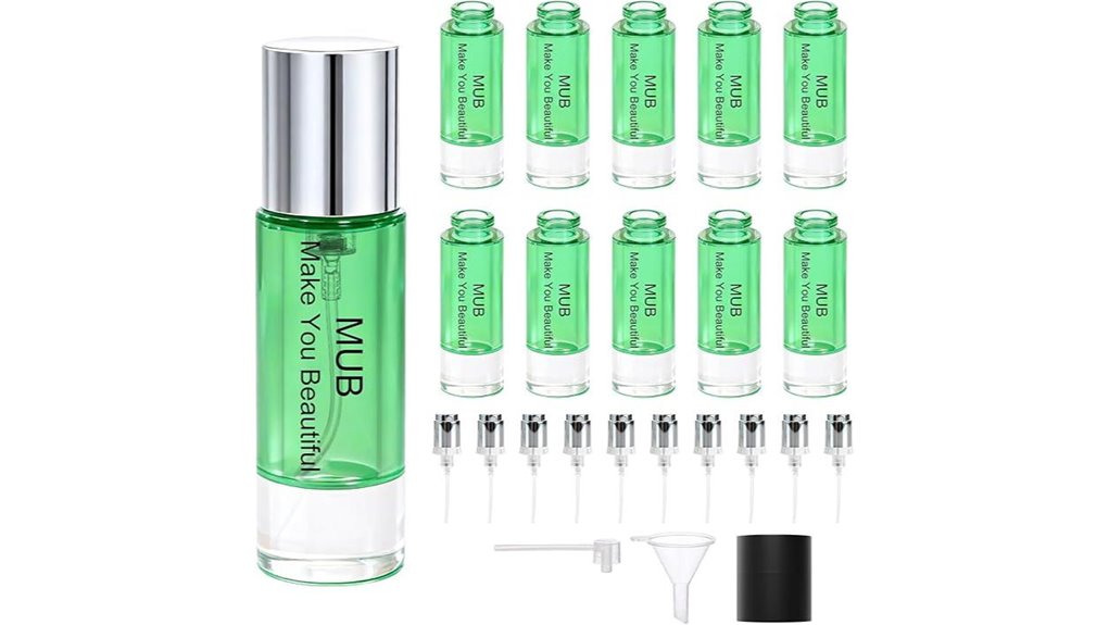 mub refillable perfume atomizer set