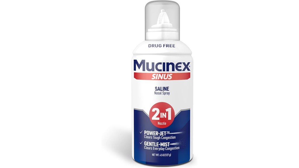 mucinex saline nasal rinse