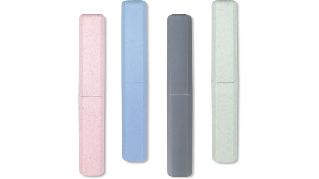 mulbozy 4 pack toothbrush cases