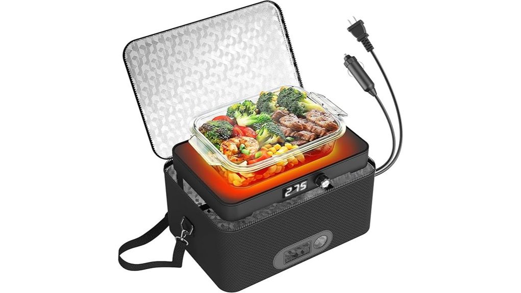 multi voltage portable food warmer