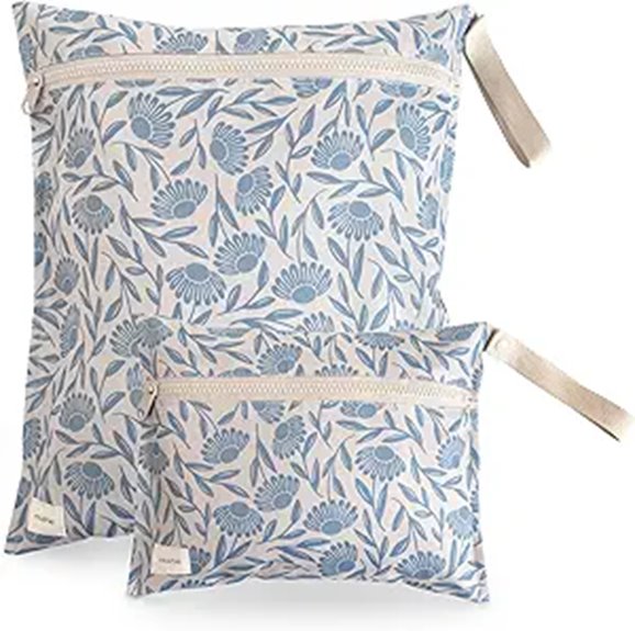 mushie water resistant bags set