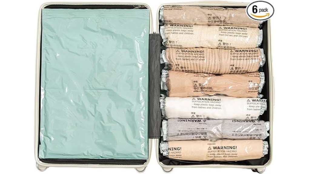 neatnest roll up 6 pack bags