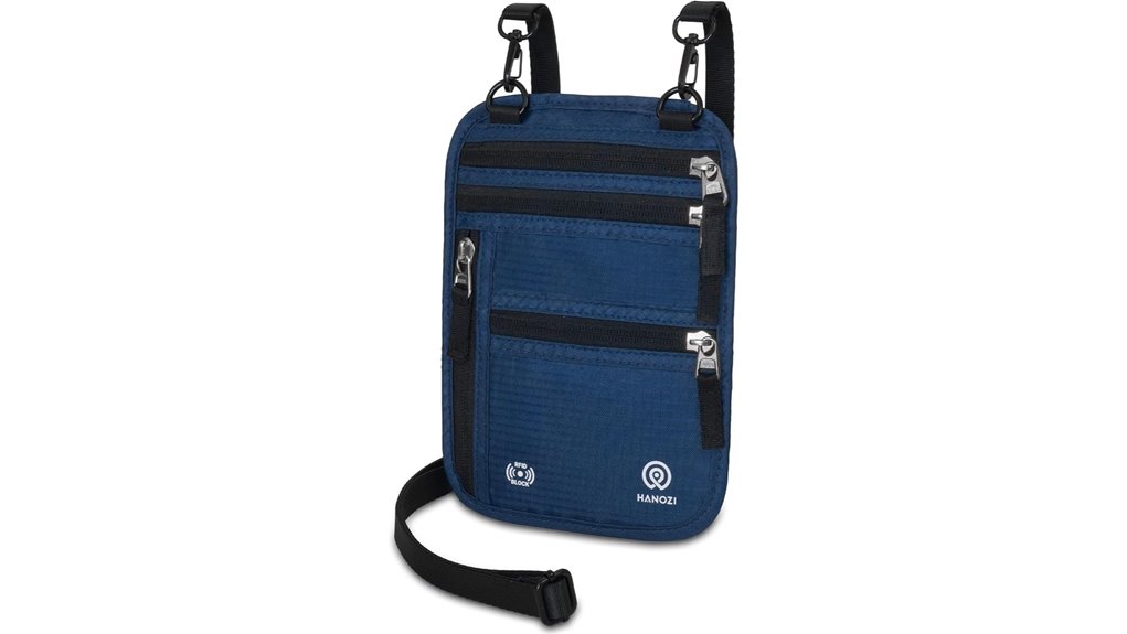 neck rfid passport pouch