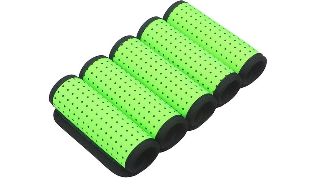 neoprene green suitcase wraps