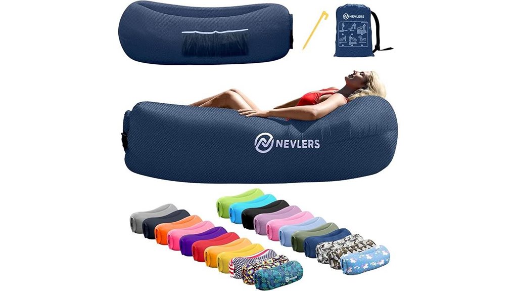 nevlers 450lb inflatable lounger