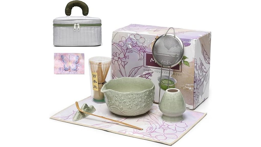 nine piece matcha whisk set