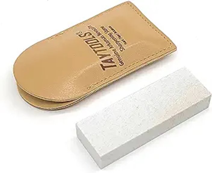 novaculite knife stone pouch