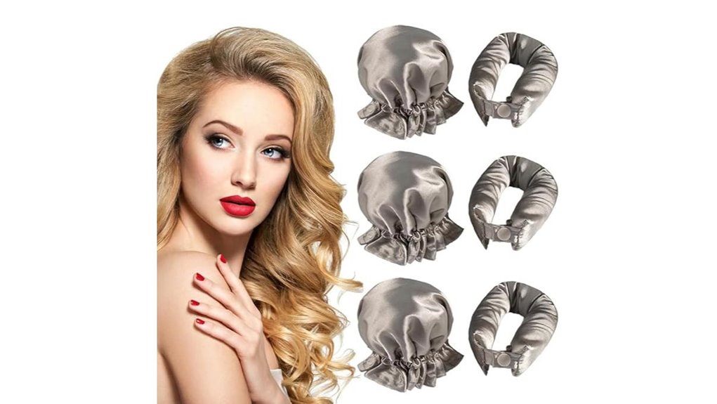 nuangela 6 satin rollers
