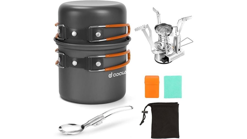 odoland 6 piece cookware kit