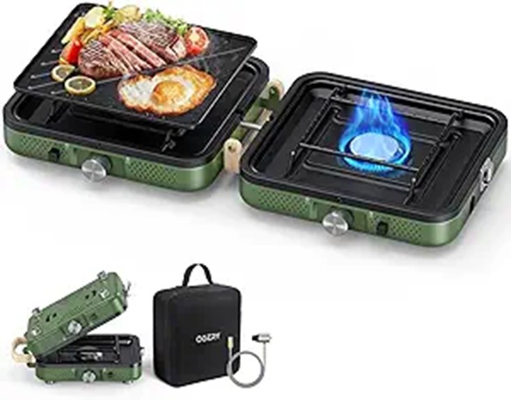 ogery 2 burner foldable propane
