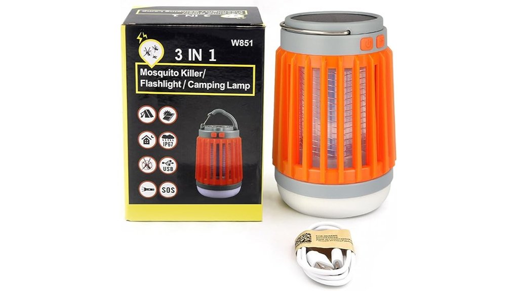 orange solar bug zapper