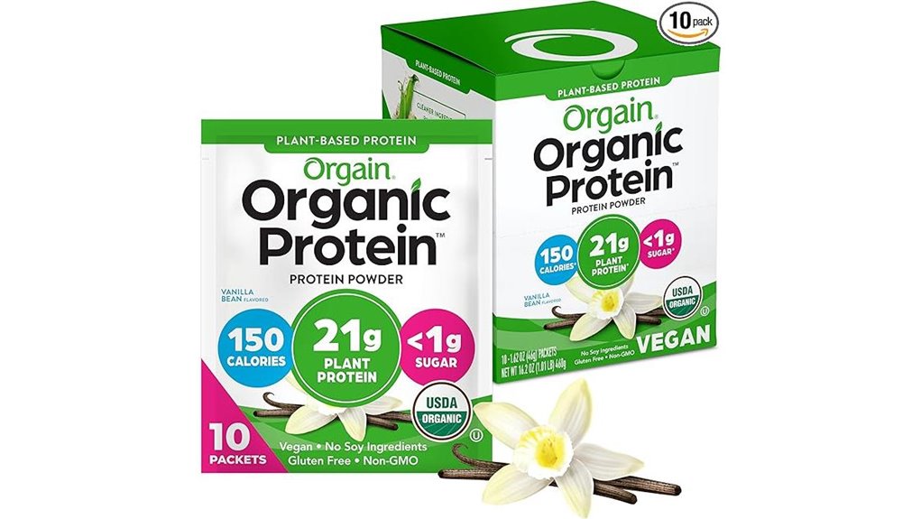 orgain vanilla protein 21g