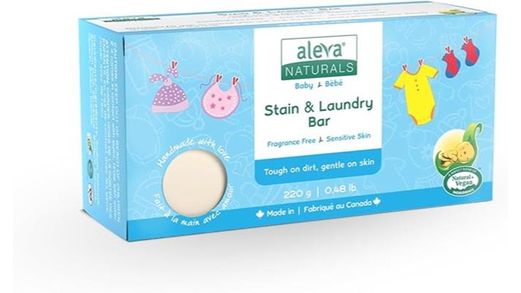 organic stain removing laundry bar