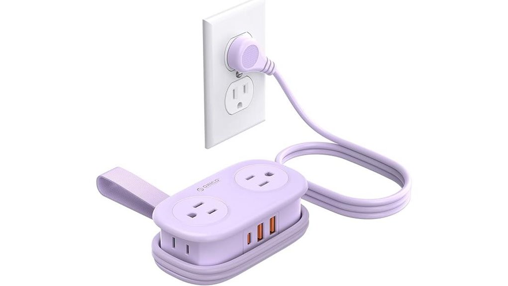 orico purple travel usb c