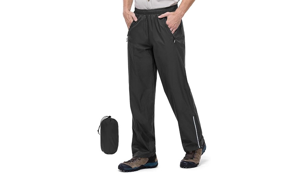 outdoor packable waterproof rainpants