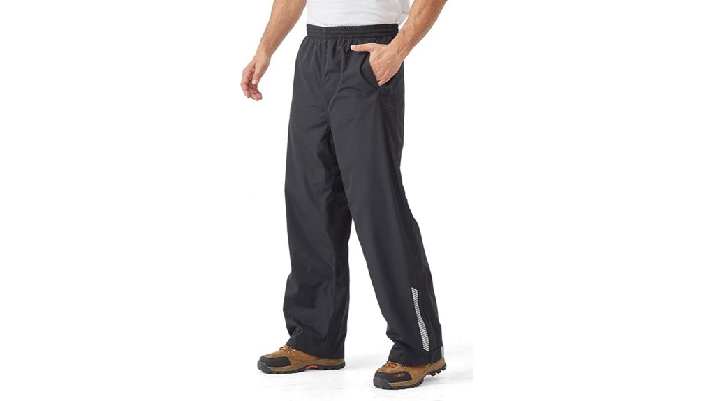 packable waterproof windproof rainpants