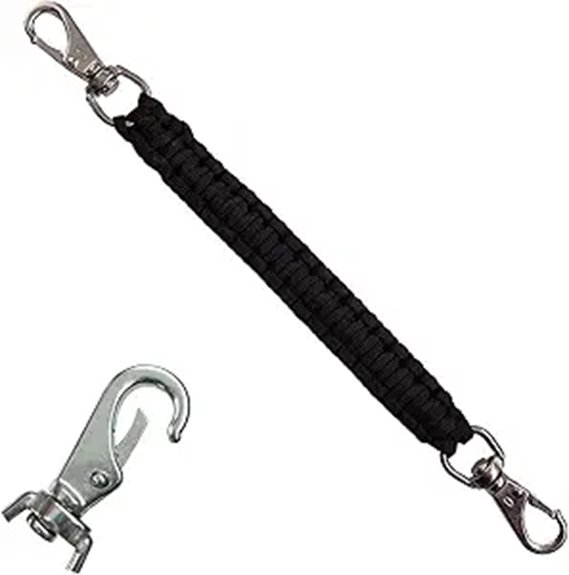 paracord bottle strap hook