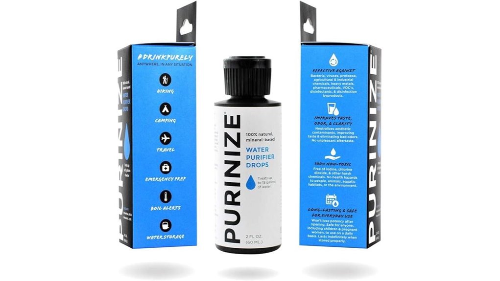 patented chemical free camping purifier