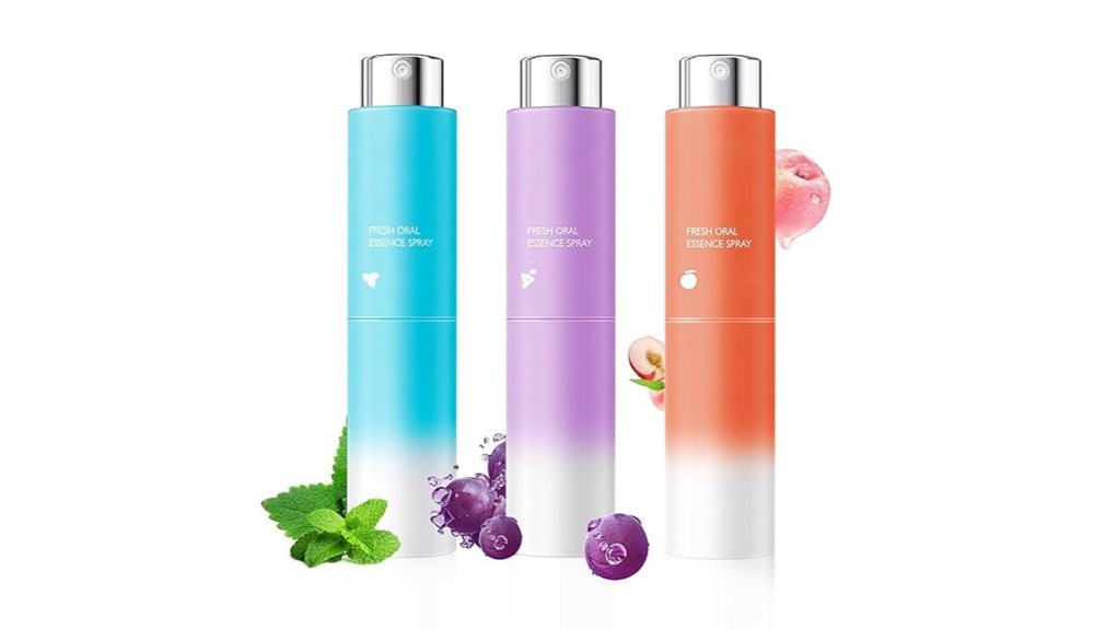 peach grape mint trio