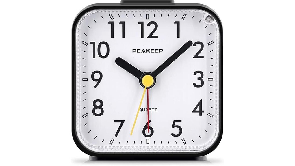 peakeep travel analog alarm