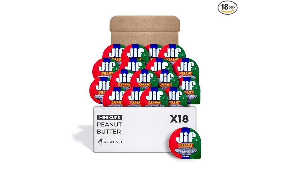 peanut butter 18 pack spoons