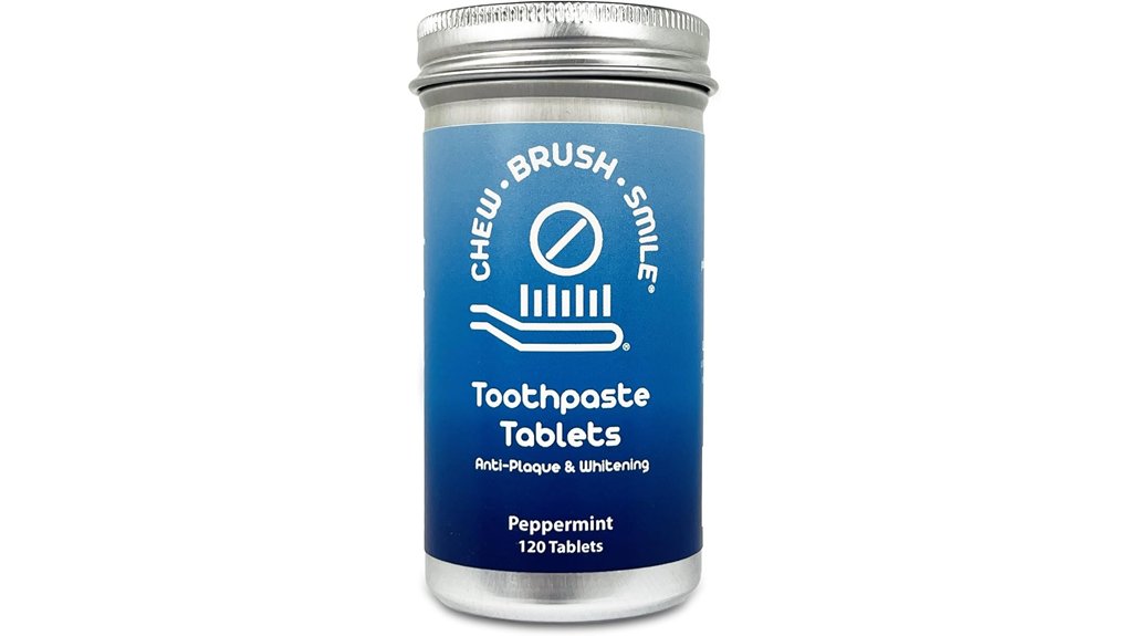peppermint chewable tooth tablets