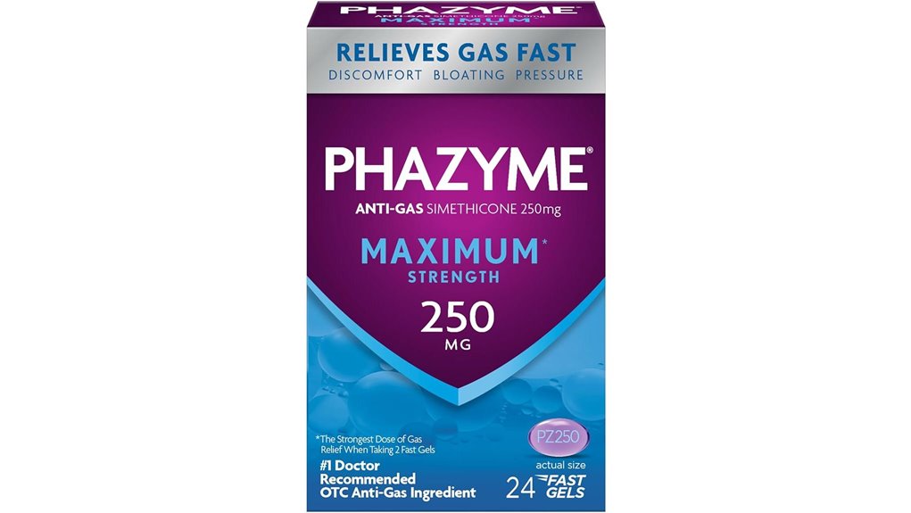 phazyme 250mg anti gas gel