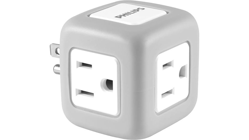 philips 3 outlet surge protector