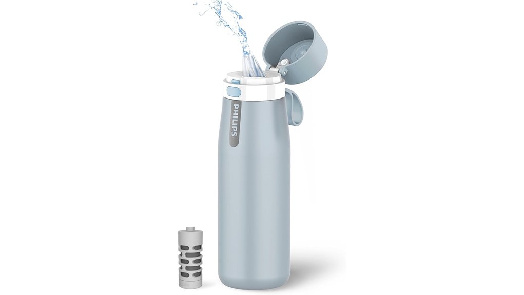 philips stainless filter bottle