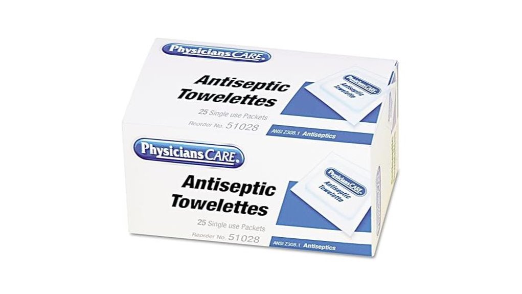 physicianscare antiseptic firstaid towelettes