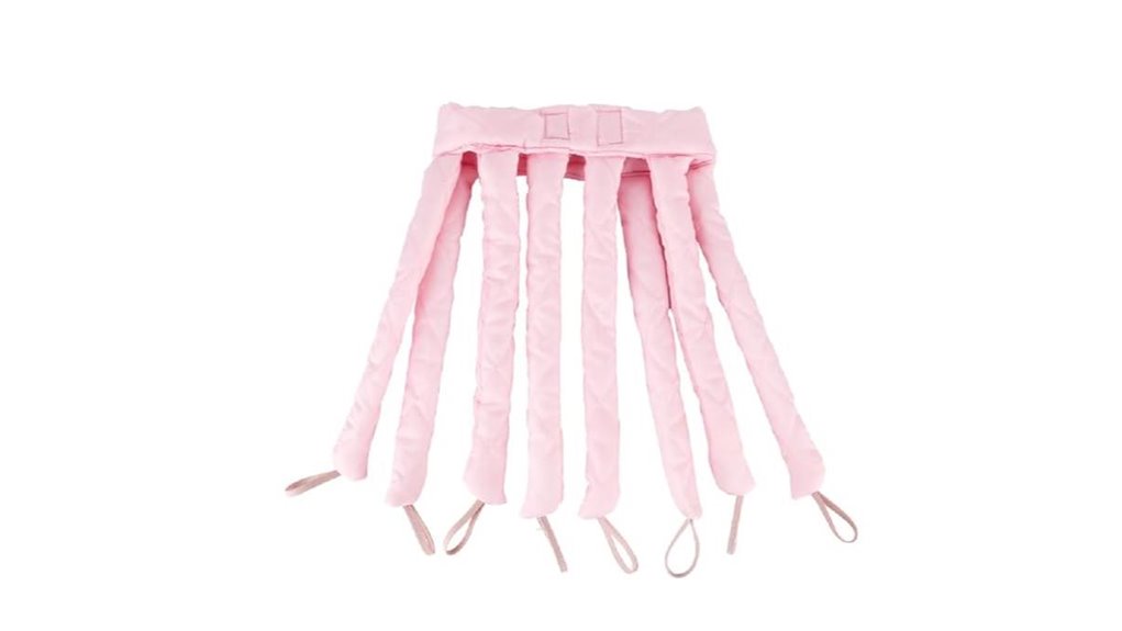 pink heatless curling rod