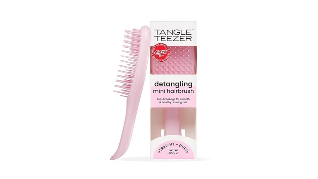 pink tangle teezer brush