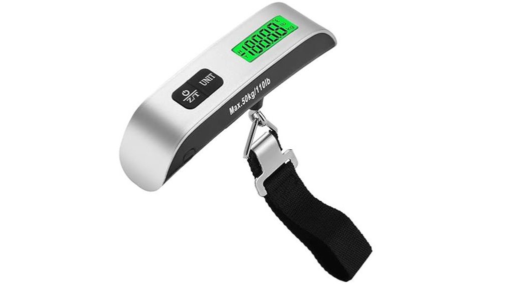 portable 110lb luggage scale