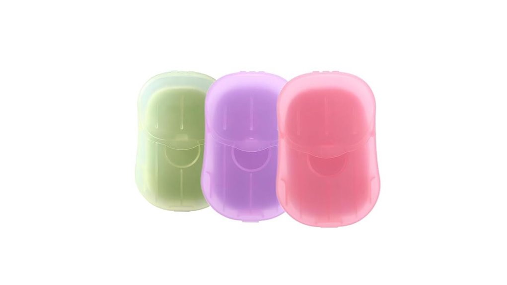 portable 150 sheet hand soap