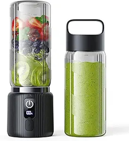 portable 17oz led blender