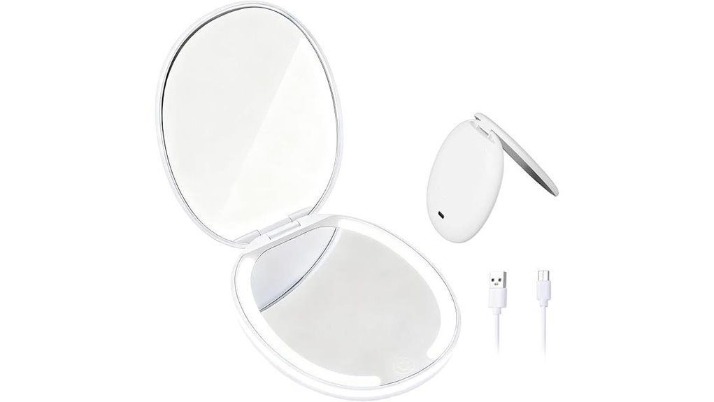 portable 1x5x led mirror
