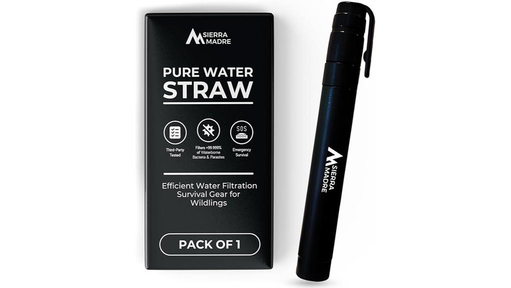 portable 264 gallon filter straw