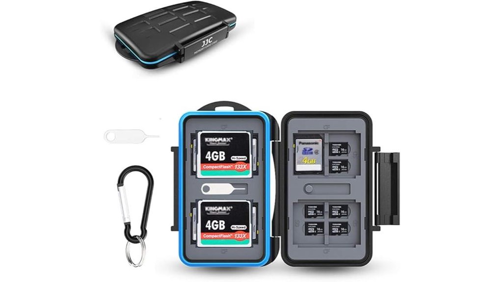 portable 28 slot waterproof case