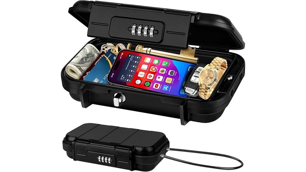 portable 4 digit rope safe