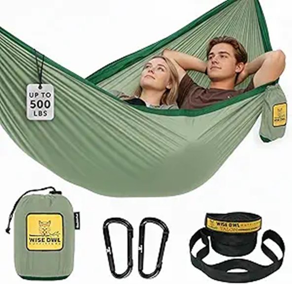 portable 500lb camping hammock