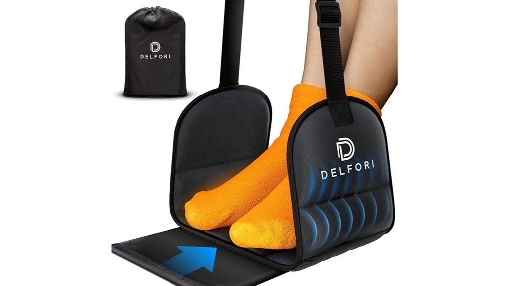 portable airplane footrest foamhardboard