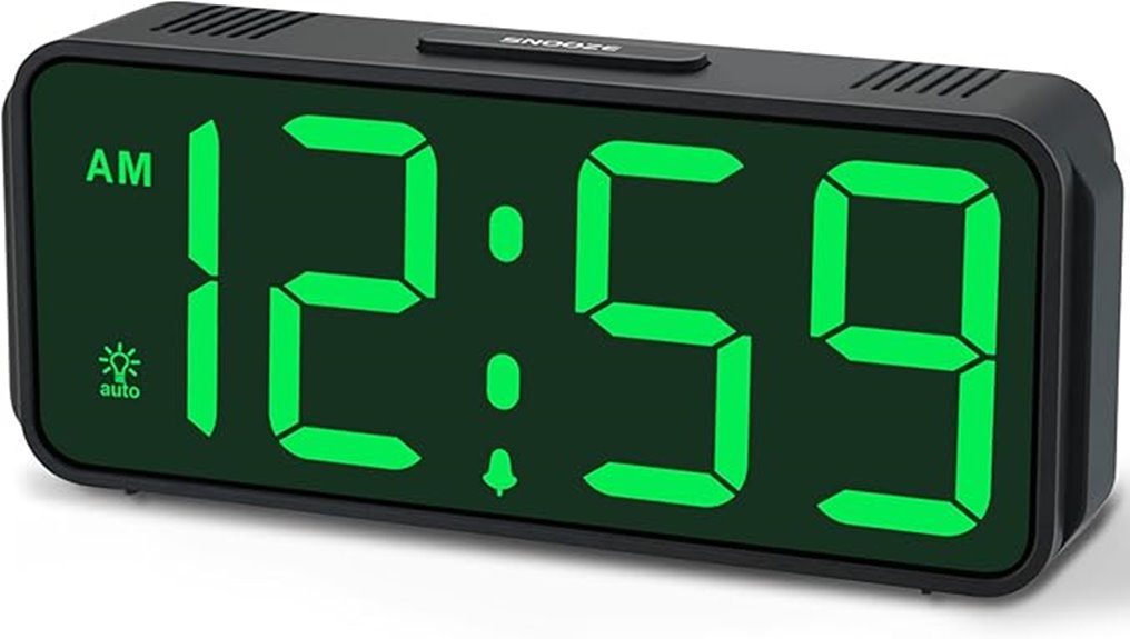 portable battery digital clock